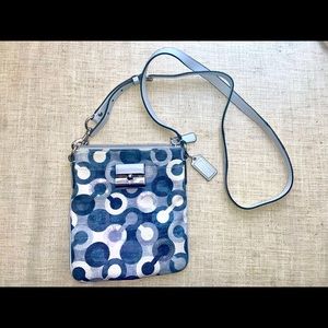 Coach Kristin Swing Sequin Signature Crossbody